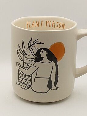 Opal House Plant Person Coffee Mug 16 oz. Botany Lover Horticulturist Stoneware